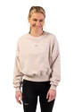 Dámska mikina Nebbia  Loose Fit Sweatshirt "Feeling Good" 420 cream