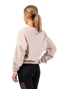 Dámska mikina Nebbia  Loose Fit Sweatshirt "Feeling Good" 420 cream