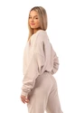 Dámska mikina Nebbia  Loose Fit Sweatshirt "Feeling Good" 420 cream