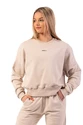 Dámska mikina Nebbia  Loose Fit Sweatshirt "Feeling Good" 420 cream