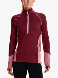 Dámska mikina Under Armour ColdGear 1/2 Zip-RED