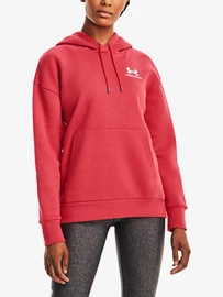 Dámska mikina Under Armour Essential Fleece Hoodie-RED