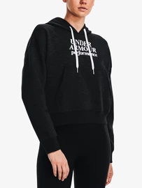 Dámska mikina Under Armour Essential Script Hoodie-BLK