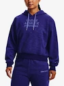 Dámska mikina Under Armour  Essential Script Hoodie-BLU