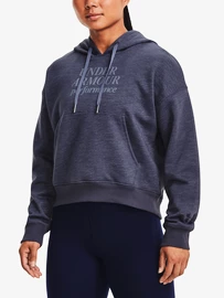 Dámska mikina Under Armour Essential Script Hoodie-GRY