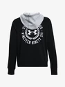 Dámska mikina Under Armour  Rival Fleece CB Hoodie-BLK