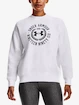 Dámska mikina Under Armour  Rival Fleece Crest Grp Crew-WHT XS