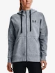 Dámska mikina Under Armour  Rival Fleece FZ Hoodie-GRY