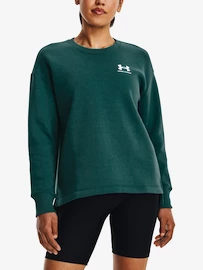 Dámska mikina Under Armour Rival Fleece Oversize Crew-GRN