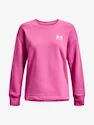 Dámska mikina Under Armour  Rival Fleece Oversize Crew-PNK