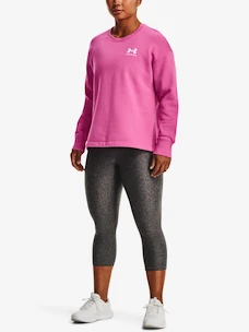 Dámska mikina Under Armour  Rival Fleece Oversize Crew-PNK