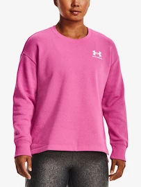 Dámska mikina Under Armour Rival Fleece Oversize Crew-PNK