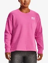 Dámska mikina Under Armour  Rival Fleece Oversize Crew-PNK XS