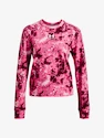 Dámska mikina Under Armour  Rival Terry Print Crew-PNK