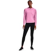 Dámska mikina Under Armour  Rival Terry Taped Hoodie Planet Pink M