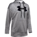 Dámska mikina Under Armour  Synthetic Fleece Chenille Logo PO Hooodie grey