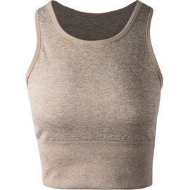 Dámska podprsenka Endurance Flowee Seamless Sports Bra Warm Taupe