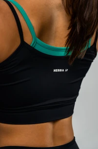 Dámska podprsenka Nebbia  Double Layer Light-Support Sports Bra black