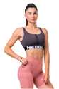 Dámska podprsenka Nebbia  Smart zip sports bra marron