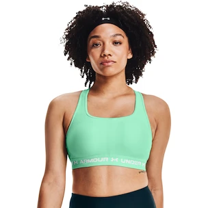 Dámska podprsenka Under Armour  Crossback Mid Bra-GRN S