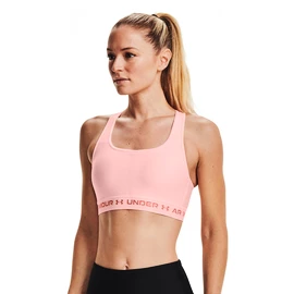 Dámska podprsenka Under Armour Crossback Mid Bra pink