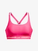 Dámska podprsenka Under Armour  Crossback Mid Bra-PNK