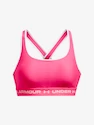 Dámska podprsenka Under Armour  Crossback Mid Bra-PNK