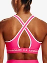 Dámska podprsenka Under Armour  Crossback Mid Bra-PNK