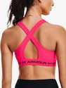 Dámska podprsenka Under Armour  Crossback Mid Bra-PNK