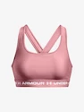 Dámska podprsenka Under Armour  Crossback Mid Bra-PNK