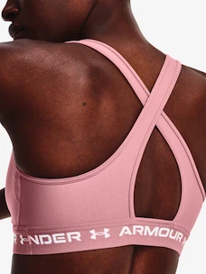 Dámska podprsenka Under Armour  Crossback Mid Bra-PNK XS