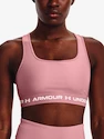 Dámska podprsenka Under Armour  Crossback Mid Bra-PNK