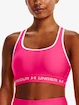 Dámska podprsenka Under Armour  Crossback Mid Bra-PNK XS