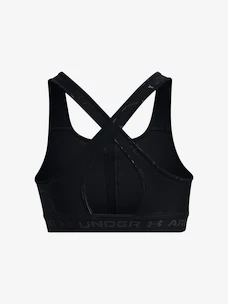 Dámska podprsenka Under Armour  Crossback Mid Emboss-BLK XS