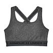 Dámska podprsenka Under Armour  Crossback Mid Heather Bra grey