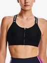 Dámska podprsenka Under Armour  Infinity High Bra Zip-BLK S