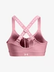 Dámska podprsenka Under Armour  Infinity High Bra Zip-PNK