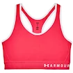 Dámska podprsenka Under Armour   Mid Keyhole Bra-PNK XS