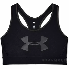 Dámska podprsenka Under Armour Mid Keyhole Graphic-BLK