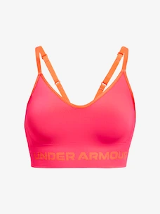 Dámska podprsenka Under Armour  Seamless Low Long Rib-PNK