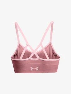 Dámska podprsenka Under Armour  Seamless Low Long Rib-PNK