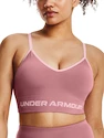 Dámska podprsenka Under Armour  Seamless Low Long Rib-PNK