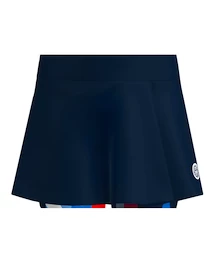 Dámska sukňa BIDI BADU  New York 2024 Printed Wavy Skort Dark Blue/Red