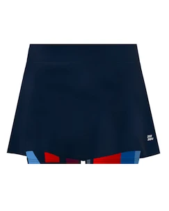 Dámska sukňa BIDI BADU  New York 2024 Printed Wavy Skort Dark Blue/Red M