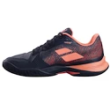 Dámska tenisová obuv Babolat Jet Mach 3 AC Women Black/Living Coral