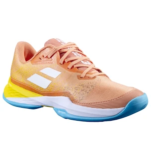 Dámska tenisová obuv Babolat Jet Mach 3 AC Women Coral/Gold Fusion