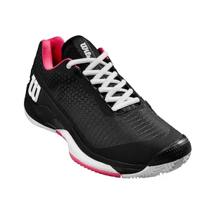 Dámska tenisová obuv Wilson Rush Pro 4.0 W Clay Black/Hot Pink