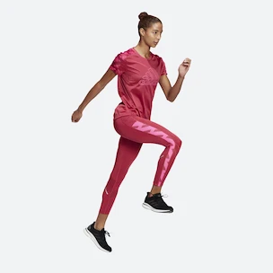 Dámske legíny adidas Own The Run Celebration Running Long Pink