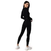 Dámske legíny GymBeam  FLO Ribbed Leggings Black