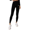 Dámske legíny GymBeam  FLO Ribbed Leggings Black